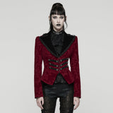 Goth Vintage Print Coat