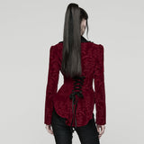 Goth Vintage Print Coat