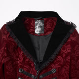 Goth Vintage Print Coat