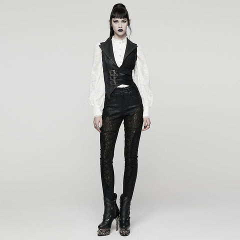 Punk Flamorous Lapel Vest