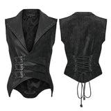 Punk Flamorous Lapel Vest