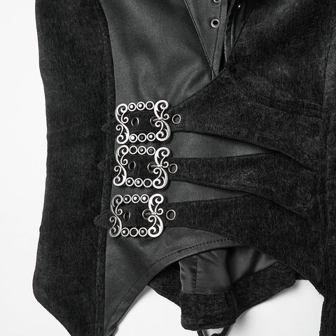 Punk Flamorous Lapel Vest