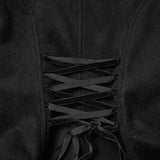 Goth Embroidered Woolen Coat