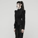 Goth Embroidered Woolen Coat