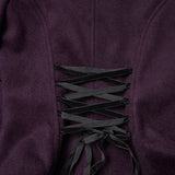 Goth Embroidered Woolen Coat