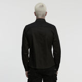 Cyberpunk Splicing Shirt For Men