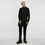 Cyberpunk Splicing Shirt For Men