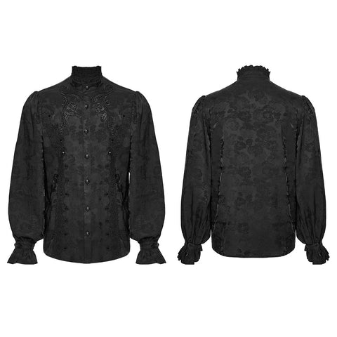 Goth Exquisite Pattern Shirt