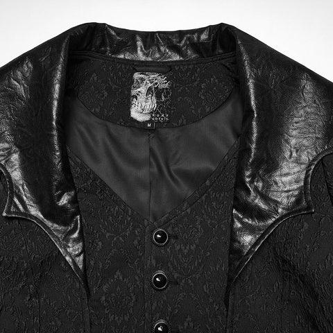 Goth Palace Bat Collar Coat