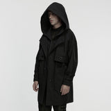 Waterproof techwear jacket for men