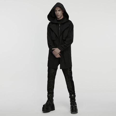 Waterproof techwear jacket for men