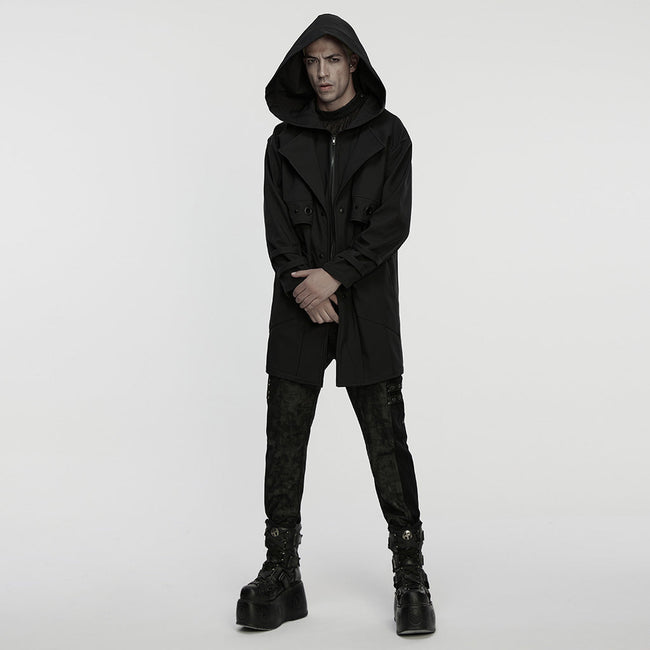 Waterproof techwear jacket for men