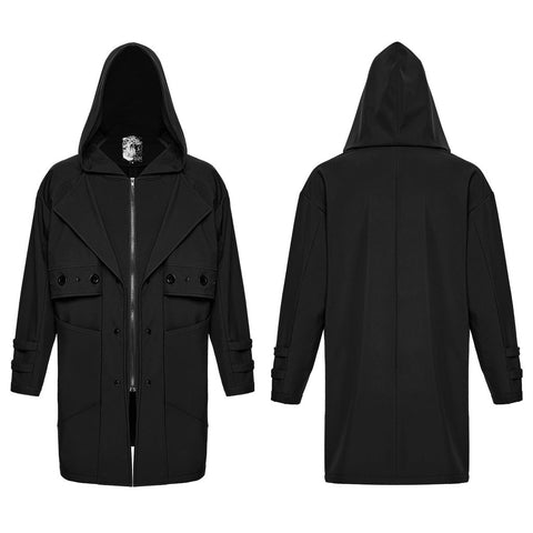 Waterproof techwear jacket for men