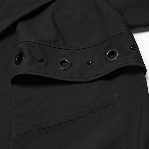 Waterproof techwear jacket for men