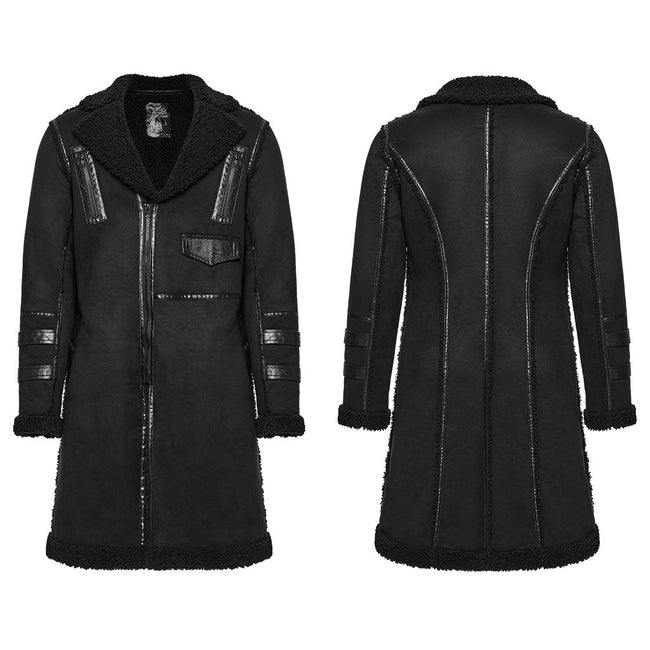 Rough punk plush jacket
