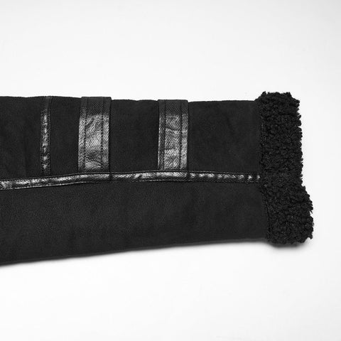 Rough punk plush jacket
