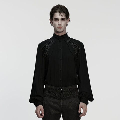 Retro Gothic Romance Shirt For Men