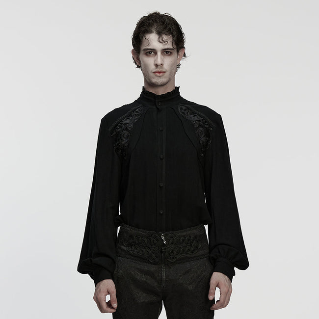 Retro Gothic Romance Shirt For Men