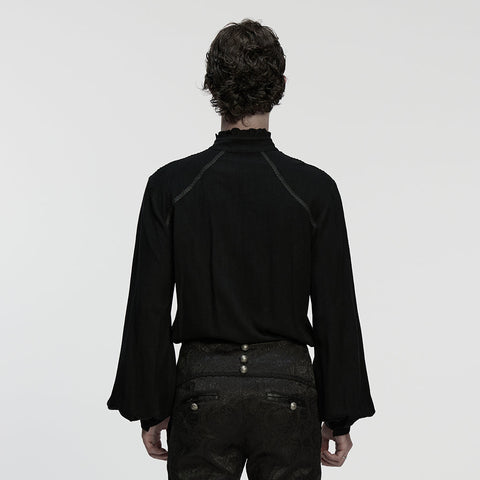 Retro Gothic Romance Shirt For Men