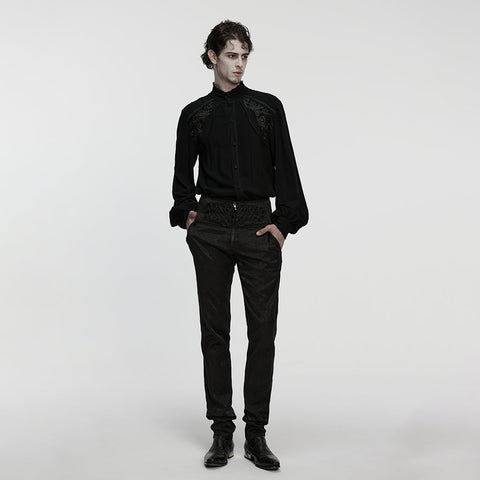 Retro Gothic Romance Shirt For Men