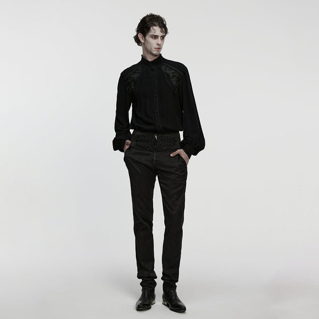 Retro Gothic Romance Shirt For Men