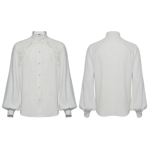 Retro Gothic Romance Shirt For Men
