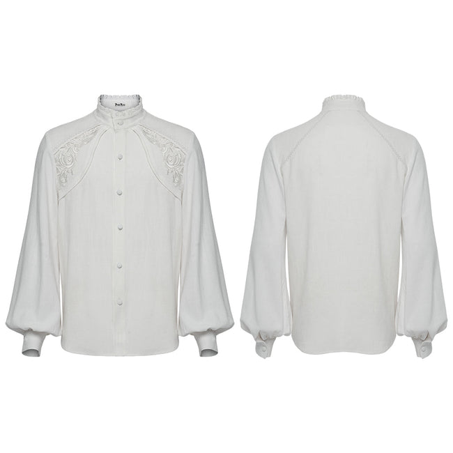 Retro Gothic Romance Shirt For Men