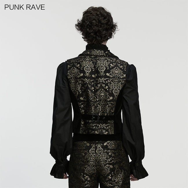 Goth medieval vintage men's vest