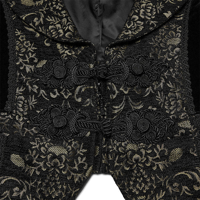 Goth medieval vintage men's vest