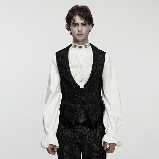 Goth medieval vintage men's vest