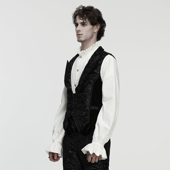 Goth medieval vintage men's vest