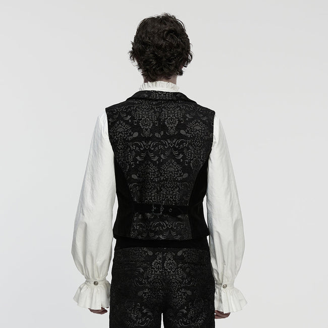 Goth medieval vintage men's vest
