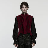 Goth tailcoat men's vest