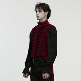 Goth tailcoat men's vest