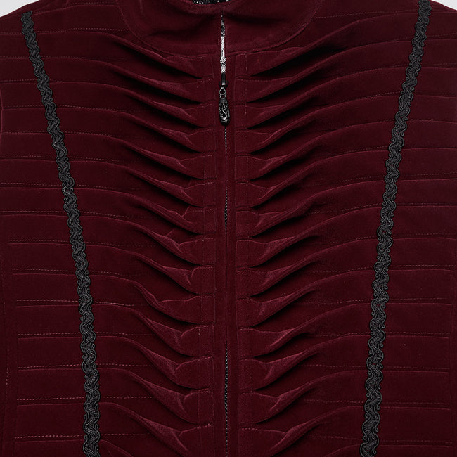 Goth tailcoat men's vest