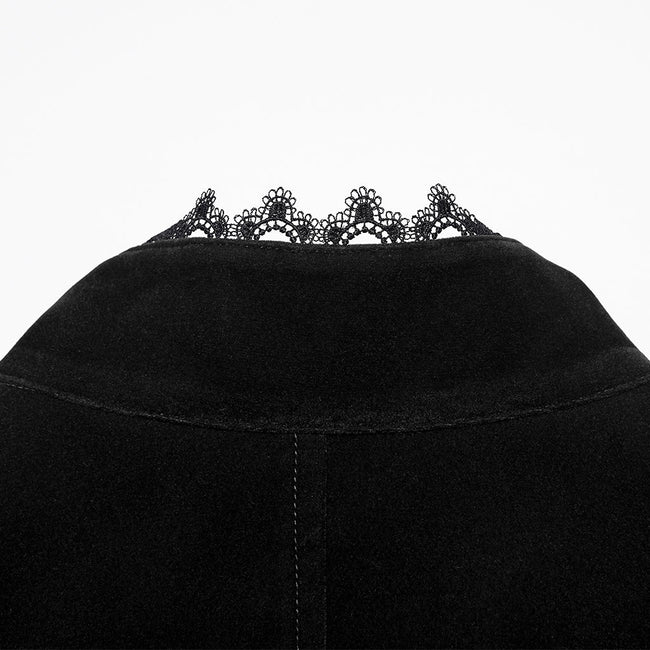 Goth tailcoat men's vest
