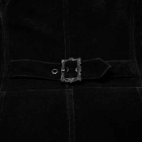 Goth tailcoat men's vest