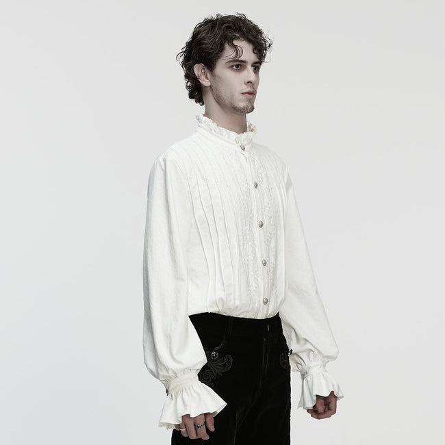 Goth 3D pleated shirt