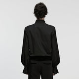 Goth 3D pleated shirt