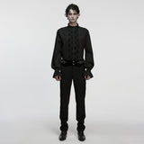 Goth 3D pleated shirt
