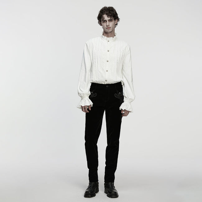 Goth 3D pleated shirt