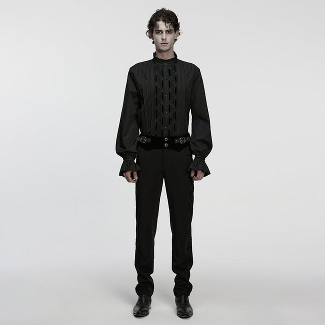 Goth 3D pleated shirt