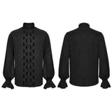 Goth 3D pleated shirt