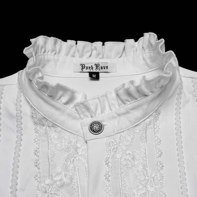 Goth 3D pleated shirt