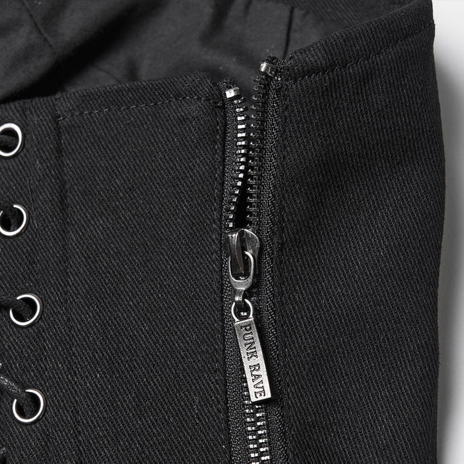 Punk Pleated Tube Top