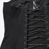 Punk Pleated Tube Top