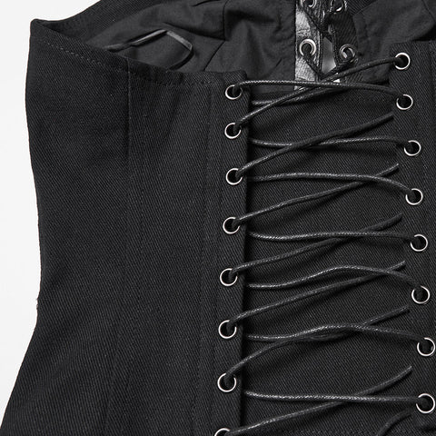 Punk Pleated Tube Top