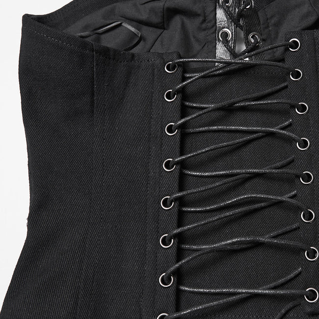 Punk Pleated Tube Top