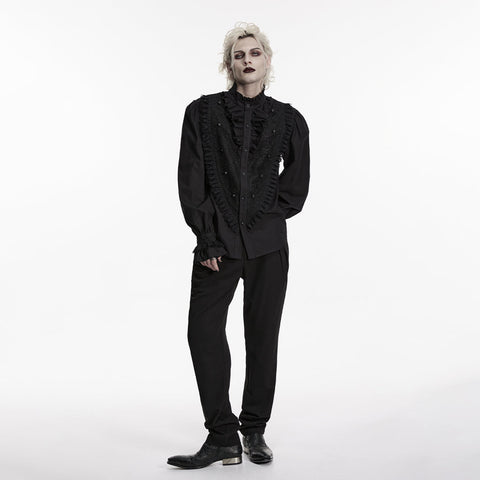 Goth Palace Men's Lace Shirt