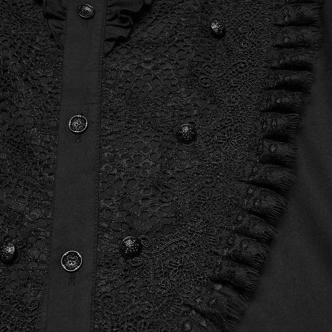 Goth Palace Men's Lace Shirt